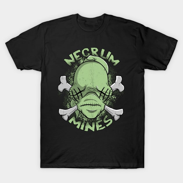 Necrum Mines T-Shirt by Spazzy Newton